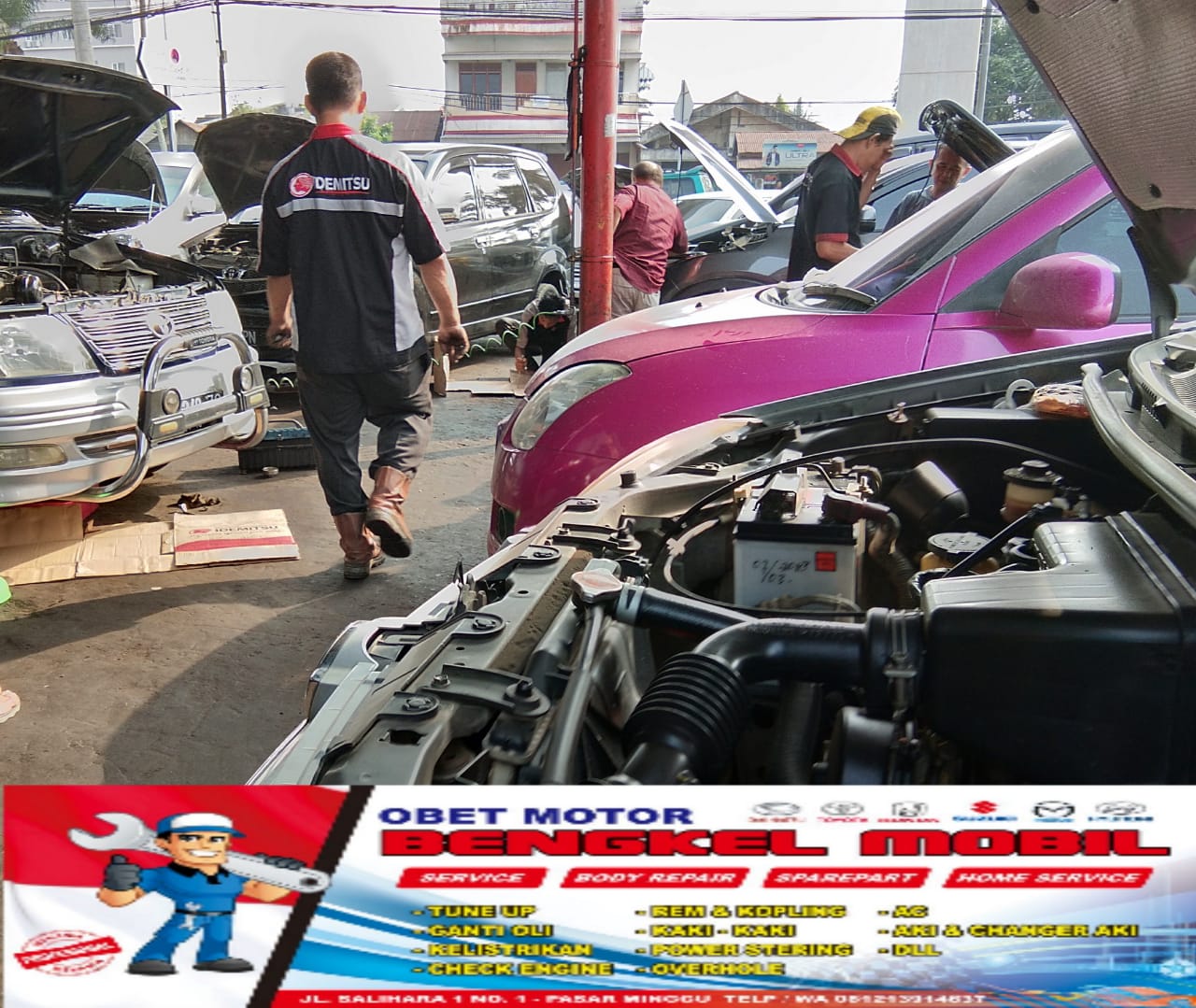 Montir Mesin Mobil Panggilan Terdekat Jakarta Bogor Depok Tangerang Bekasi